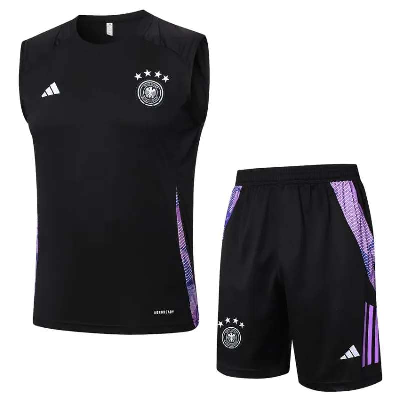 Gilet + Shorts de l'Allemagne 2024/25 - Noir