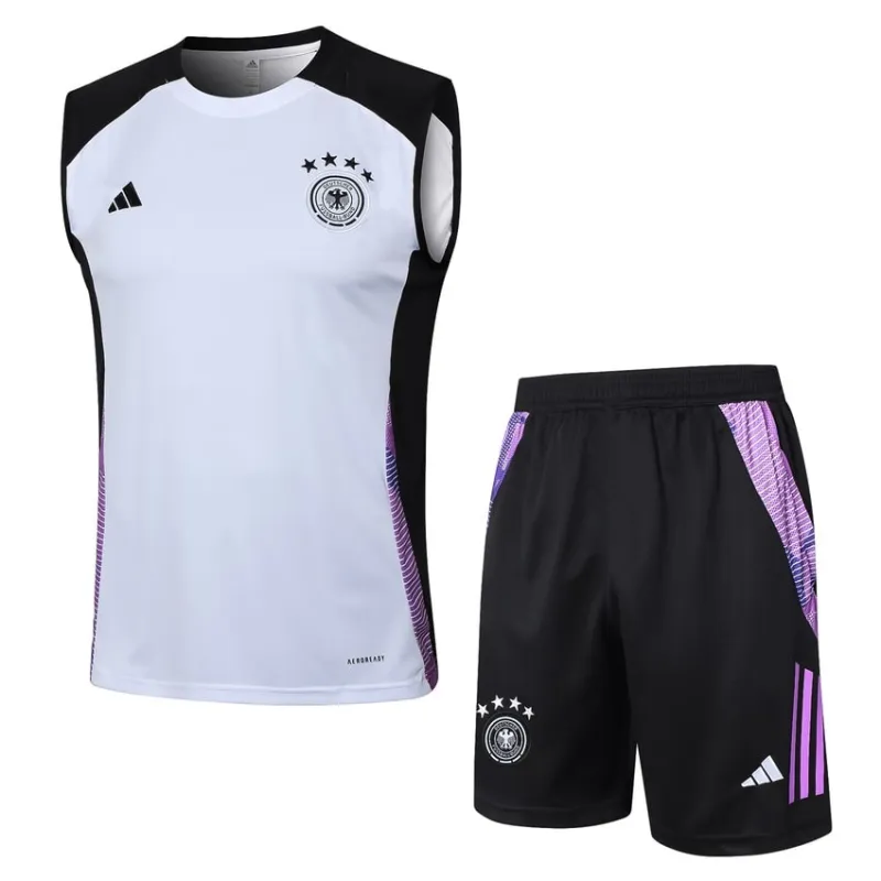 Veste + Shorts de l'Allemagne 2024/25 - Blanc