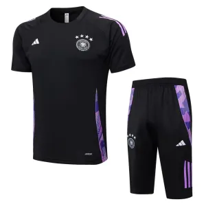 Tenue d'entraînement + shorts de l'Allemagne 2024/25 - Noir