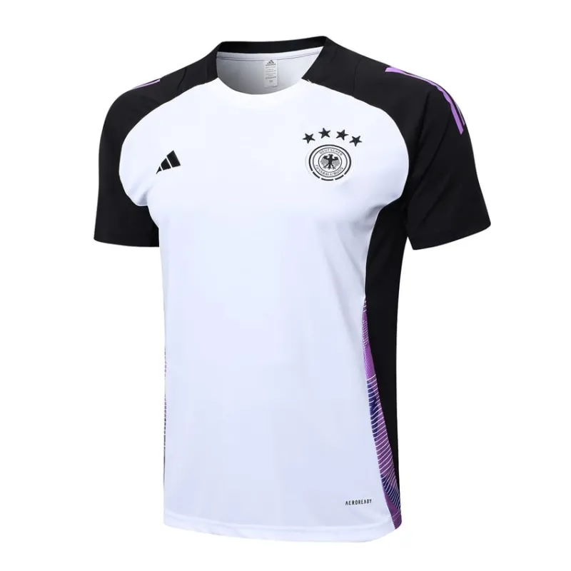 Tenue d'entraînement + shorts de l'Allemagne 2024/25 - Blanc