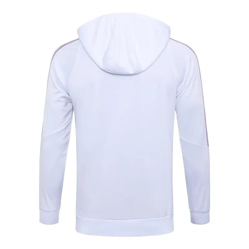 Conjunto chándal Alemania 2024/25 blanco con capucha y pantalón