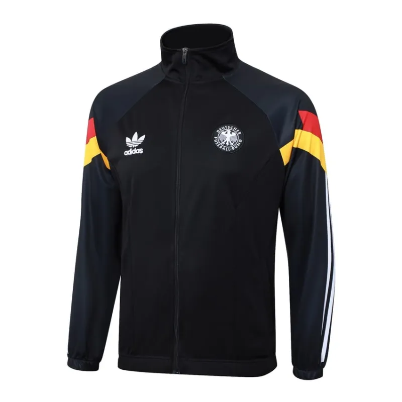 Veste de sport + pantalons de l'Allemagne 2024/25 - Noir