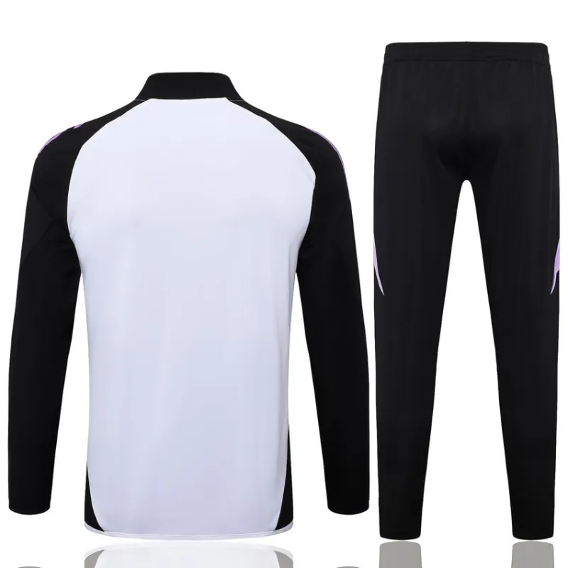 Veste de sport + pantalons de l'Allemagne 2024/25 - Blanc et Noir