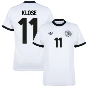 Maillot d'Allemagne 125e Anniversaire Klose - Version Supporter - Blanc