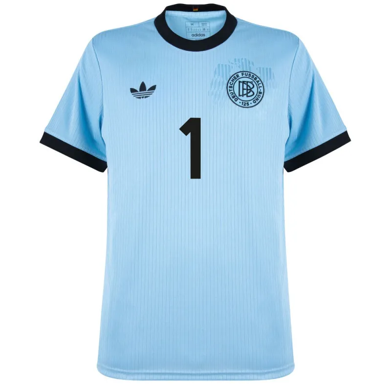 Maillot Gardien d'Allemagne 125e Anniversaire Kahn - Cyan