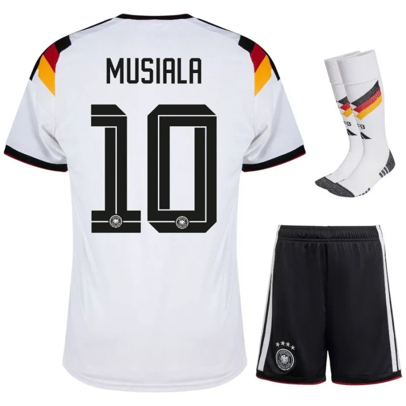 Allemagne MUSIALA 2026/27 Ensemble enfant domicile - Blanc