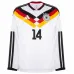 Deutschland ADEYEMI 2026/27 Heimtrikot mit langen Ärmeln - Weiß