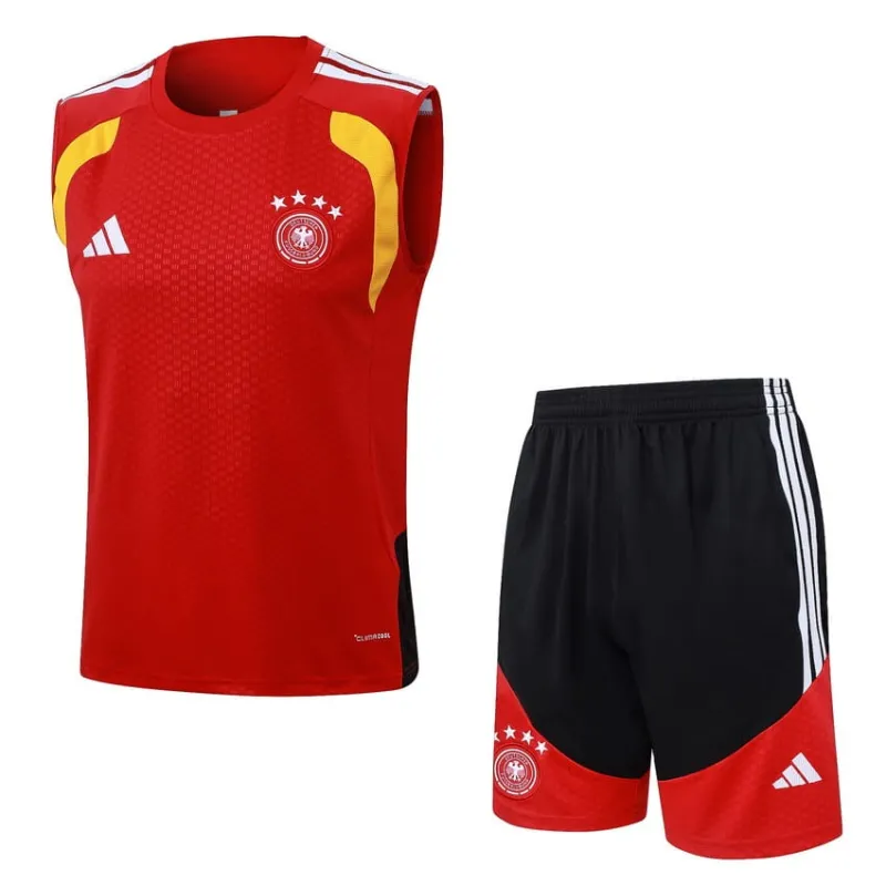 Ensemble Gilet Allemagne 2026/27 Rouge