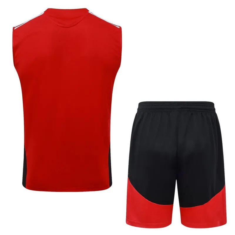 Ensemble Gilet Allemagne 2026/27 Rouge