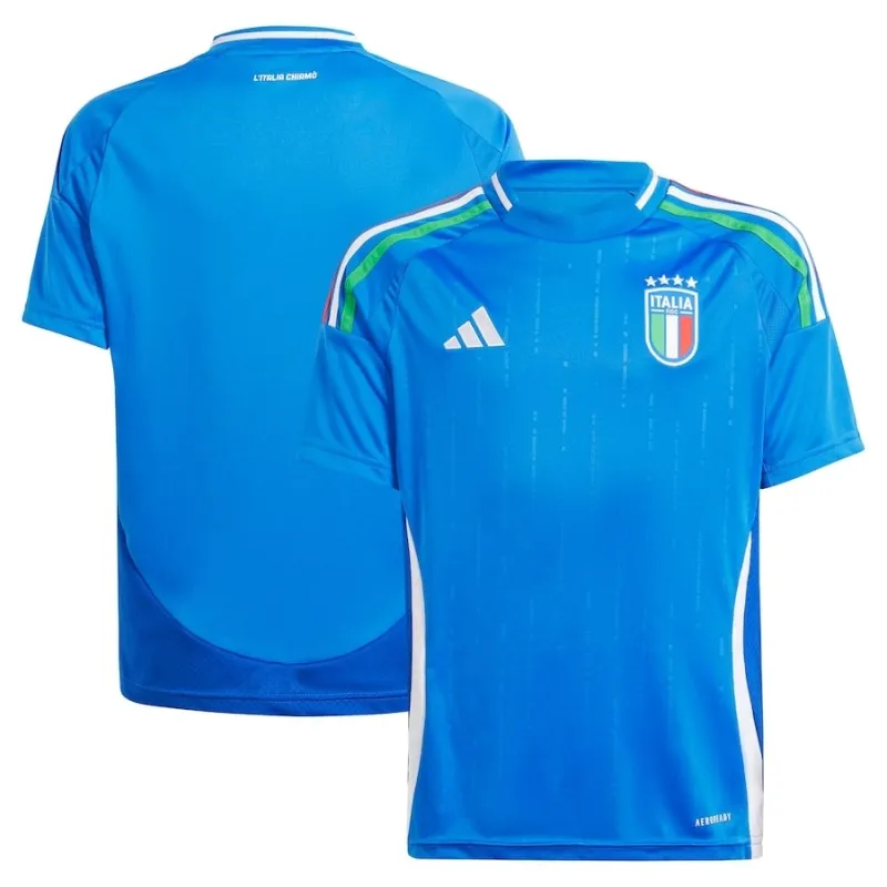 Le maillot domicile pour les enfants de l'Italie 2024/25 - Bleu