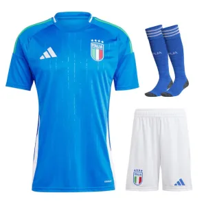 Italiens Heim-Kinder-Trikotset 2024/25 - Blau