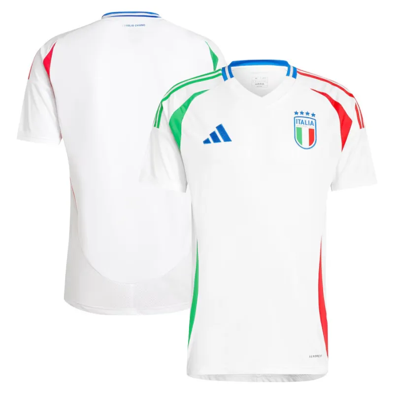 Italiens 2024/25 Auswärts-Trikot - Weiß