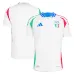 Italiens 2024/25 Auswärts-Trikot - Spielerversion - Weiß