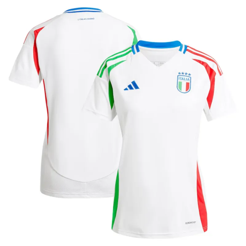 Italiens 2024/25 Auswärts-Frauen-Trikot - Weiß