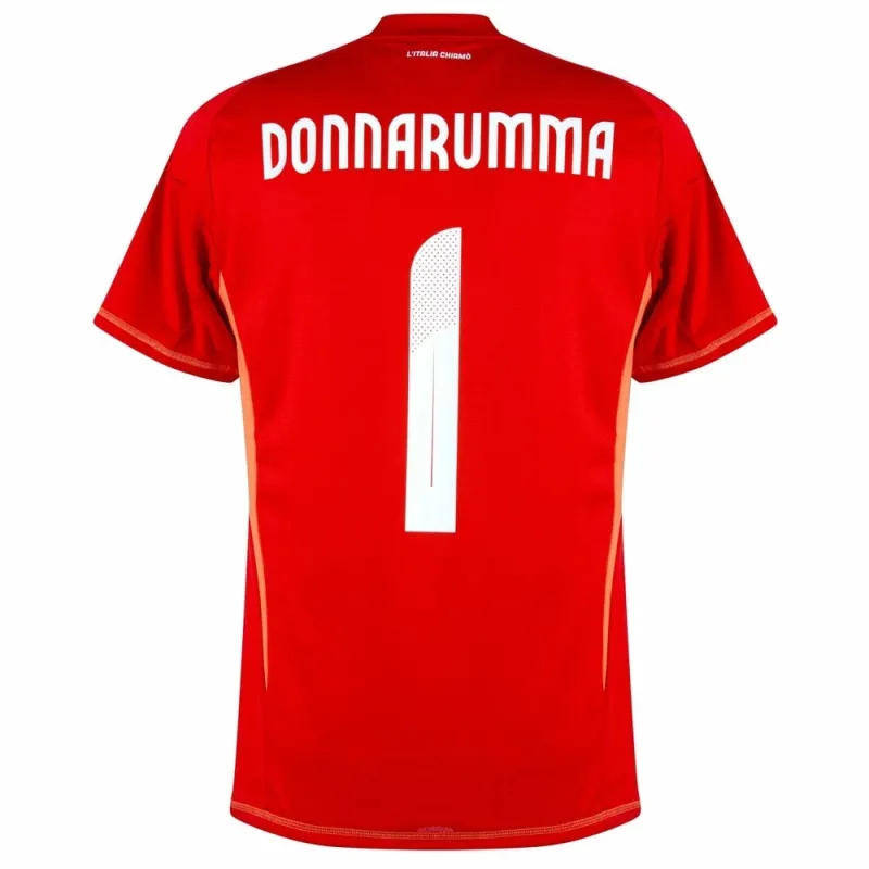Il maglio del portiere per i bambini dell'Italia 2024/25 di Donnarumma - Rosso
