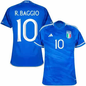 Le maillot domicile de l'Italie 2023/24 de Baggio - Bleu