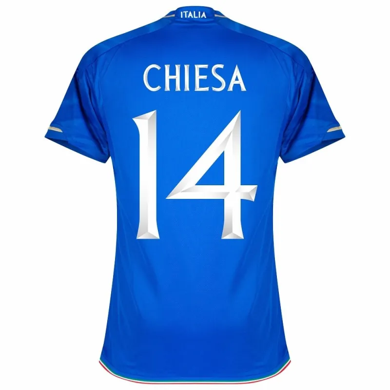 Chiesas Italiens 2023/24 Heimtrikot - Blau