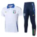 Ropa de deporte POLO + pantalones de Italia 2024/25 - blanco