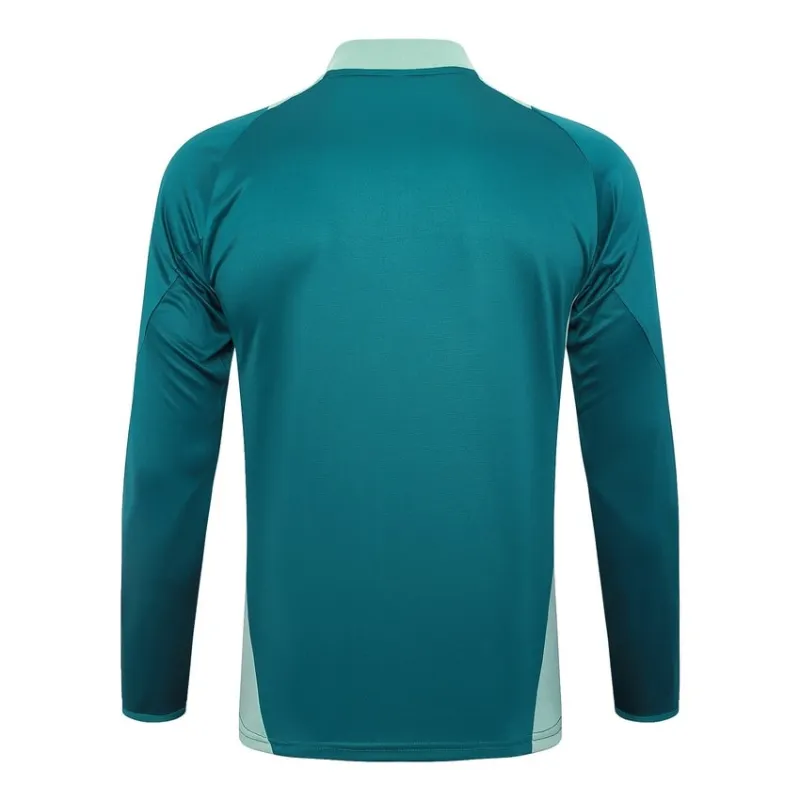 Italy's 2024/25 long-sleeved sportswear + pants - green