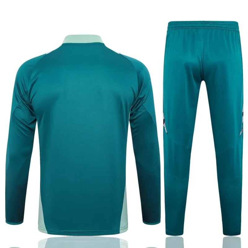 Italy's 2024/25 long-sleeved sportswear + pants - green