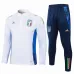 Italy's 2024/25 long-sleeved sportswear + pants - white