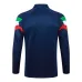 Traje de deporte de manga larga + pantalones de Italia 2024/25 - azul oscuro