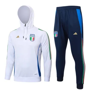 Italy's 2024/25 hooded sportswear + pants - white