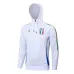 Italienische Hooded-Sportkleidung + Hosen 2024/25 - weiß