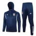 Italienische kapuzenhafte Sportbekleidung + Hosen 2024/25 - dunkelblau