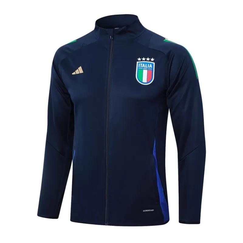 Italy's 2024/25 sports jacket + trousers - dark blue