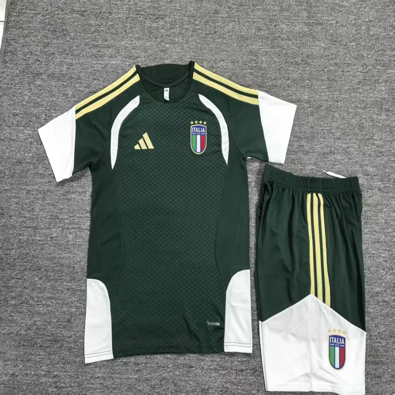 Italien 2026/27 Kinder Trainingsanzug grün