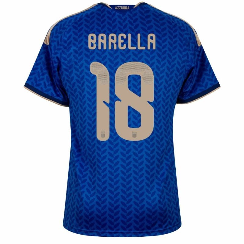 Italie BARELLA 2026/27 Maillot Domicile - Bleu