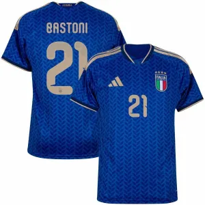 Italie BASTONI 2026/27 Maillot Domicile - Bleu