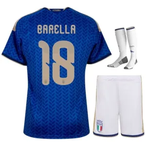 Italien BARELLA 2026/27 Heim-Kinderkit - Blau