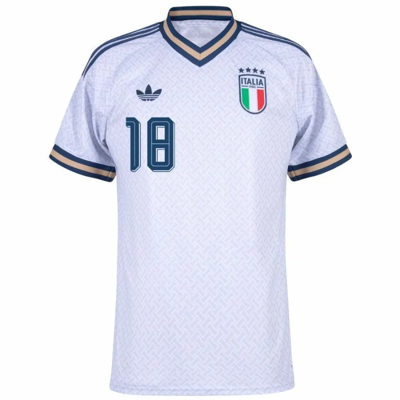 Italia BARELLA 2026/27 Maglia Trasferta Bambino Bianco