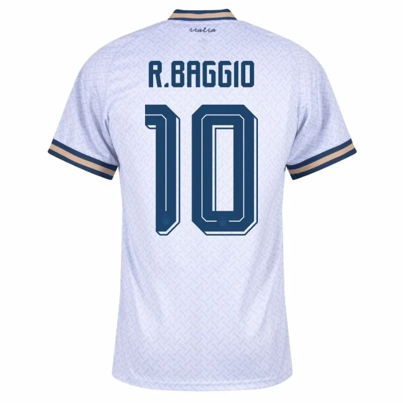 Italia R.BAGGIO 2026/27 Maglia Trasferta Bianco