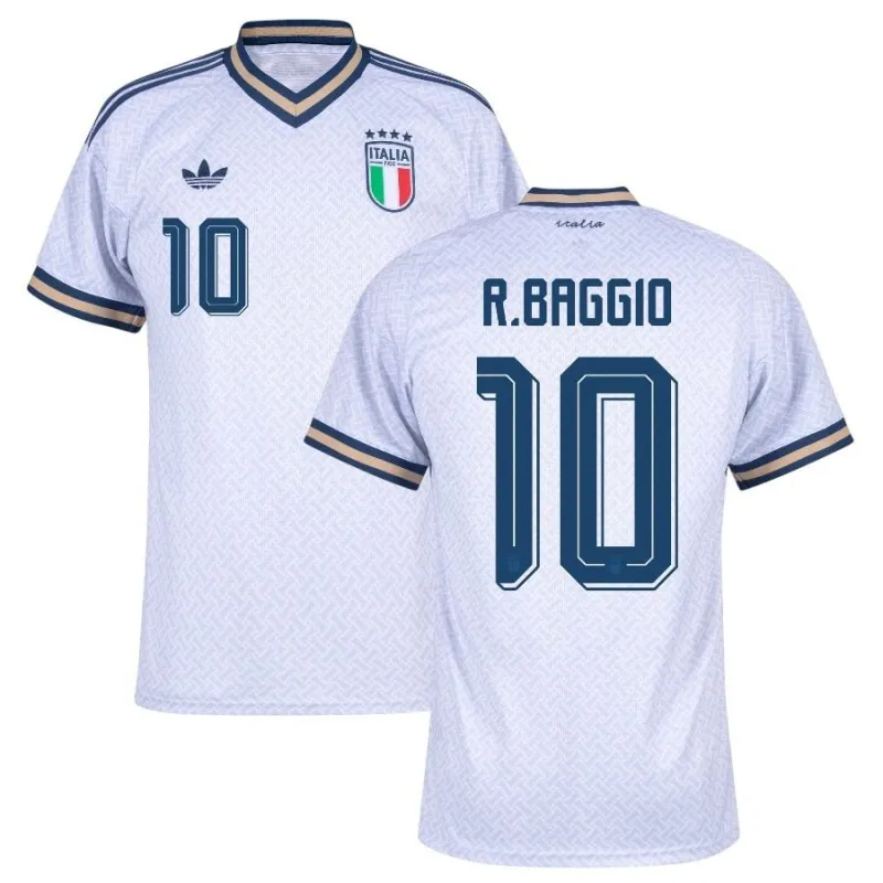 Italia R.BAGGIO 2026/27 Maglia Trasferta Bianco
