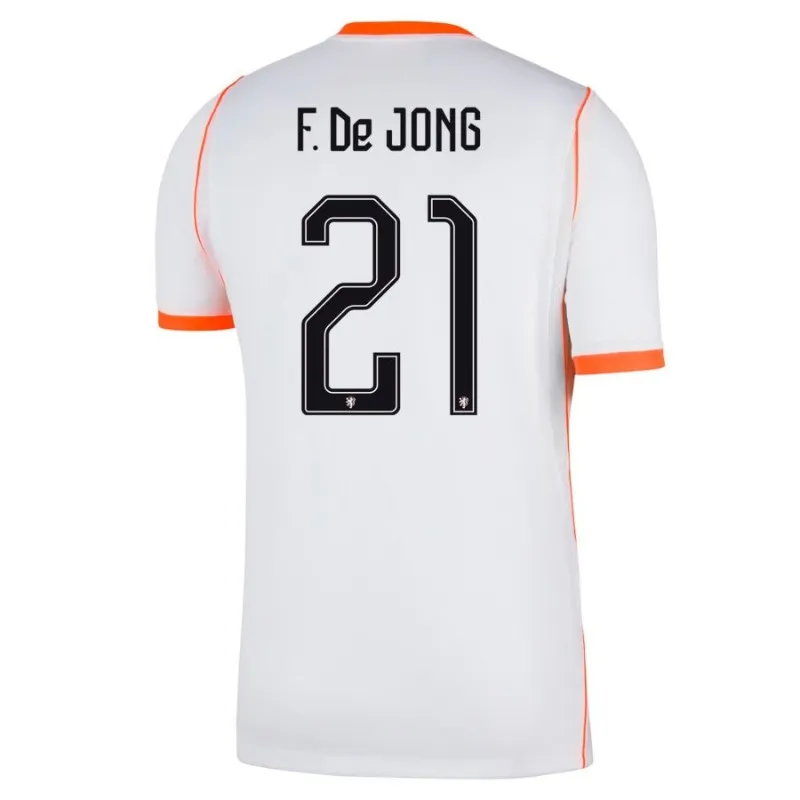 Kit Extérieur Enfant Pays-Bas F. DE JONG 2026/27 Blanc