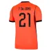 Maillot Domicile Pays-Bas F. DE JONG 2026/27 Orange