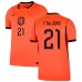 Maillot Domicile Pays-Bas F. DE JONG 2026/27 Orange