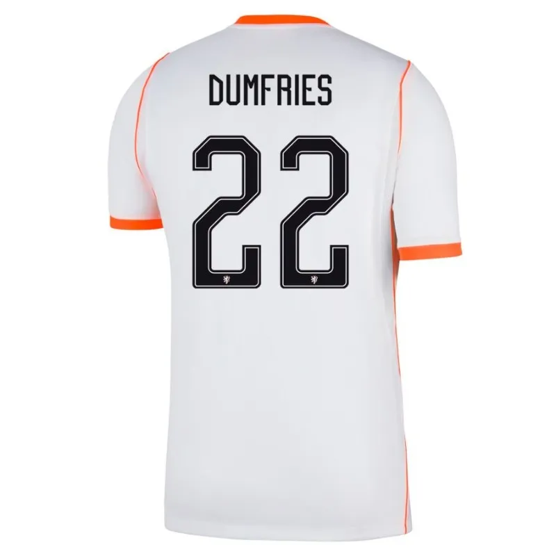 Kit Extérieur Enfant Pays-Bas DUMFRIES 2026/27 Blanc