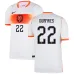 Maillot Extérieur Pays-Bas DUMFRIES 2026/27 Blanc
