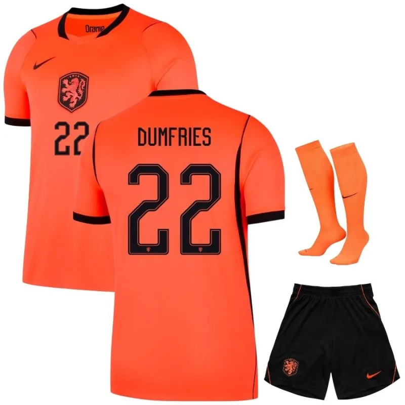 Kit Domicile Enfant Pays-Bas DUMFRIES 2026/27 Orange