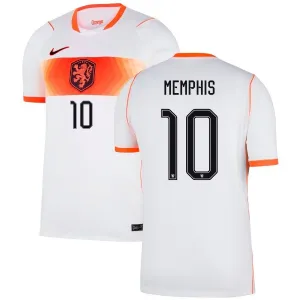 Paesi Bassi MEMPHIS 2026/27 Maglia Trasferta Bianco