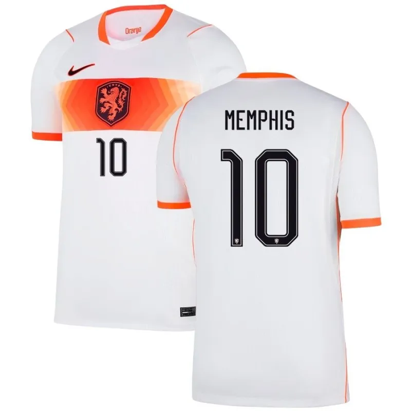 Maillot Extérieur Pays-Bas MEMPHIS 2026/27 Blanc
