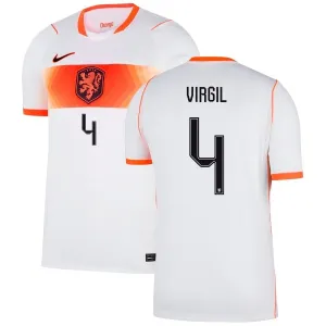 Paesi Bassi VIRGIL 2026/27 Maglia Trasferta Bianco