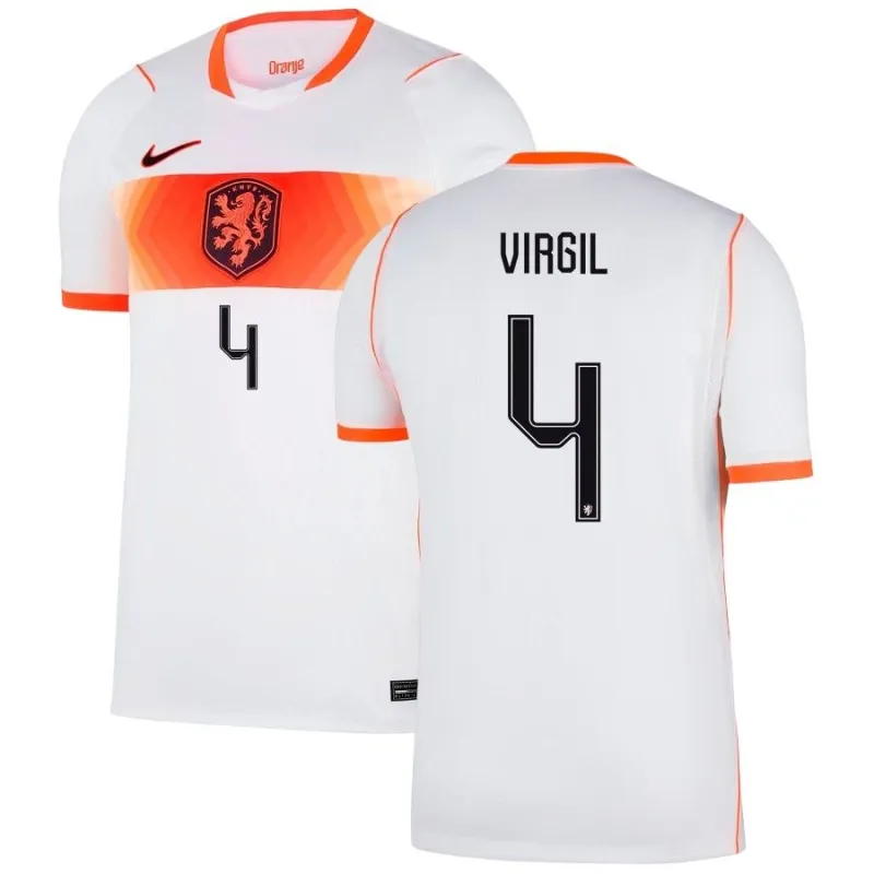 Maillot Extérieur Pays-Bas VIRGIL 2026/27 Blanc