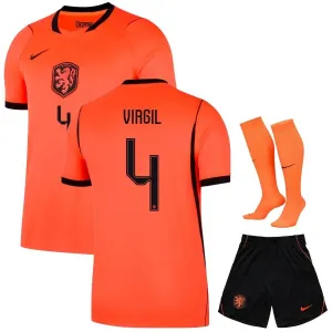 Paesi Bassi VIRGIL 2026/27 Maglia Casa Bambino Arancione