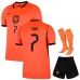 Kit Domicile Enfant Pays-Bas XAVI 2026/27 Orange