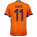Le maillot domicile des Pays - Bas 2024/25 de Gakpo - orange